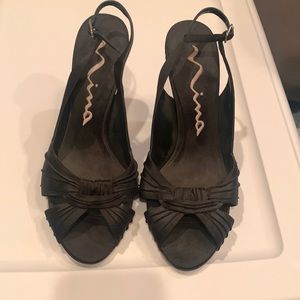 Nina black heels